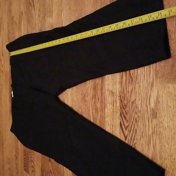 (10) Dalia Collection Cropped Cotton Blend Pants Classic Slim Straight - Picture 5 of 8